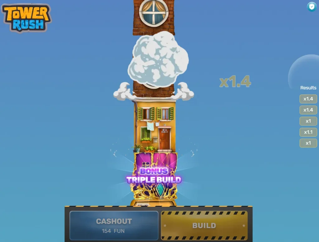 Tower Rush Triple Build Bonus